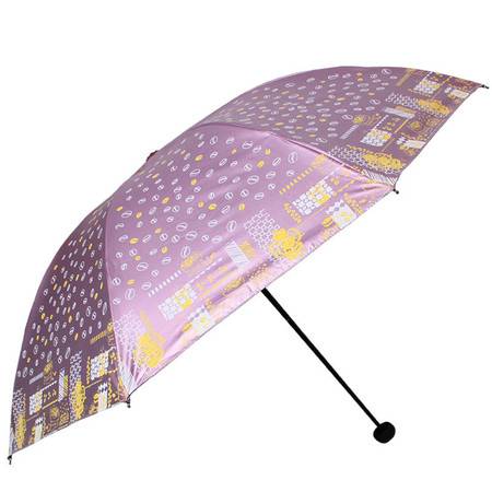 天堂傘 摩卡人生雙面柔粉彩膠防紫外線三折黑桿鋼骨晴雨傘圖片大全 郵樂官方網站